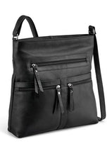 Load image into Gallery viewer, Black Leather Bag